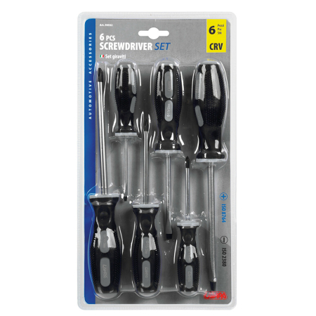 Chei fixe / Surubelnite - LAMPA - Set 6 surubelntie combinate, drepte / Philips, maner bicomponent [otel crom vanadium]