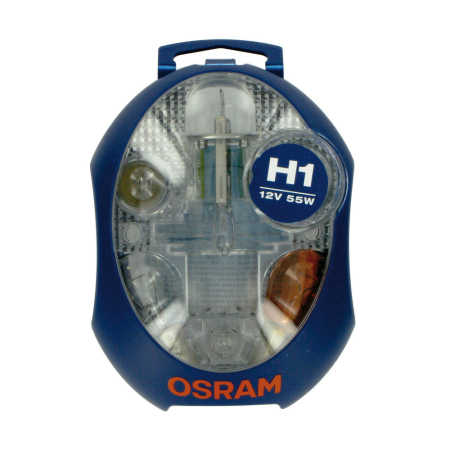 Proiectoare si faruri - LAMPA - Set becuri 12V - H1 [6 becuri, 3 sigurante]