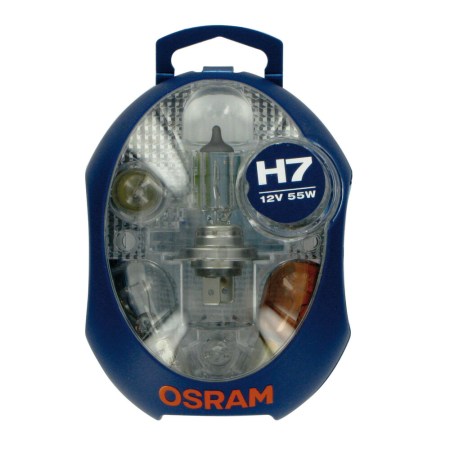 Proiectoare si faruri - LAMPA - Set becuri 12V - H7 [6 becuri, 3 sigurante]