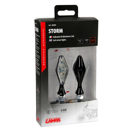 Semnalizatoare si accesorii - LAMPA - STORM, semnalizatoare [LED] - negru