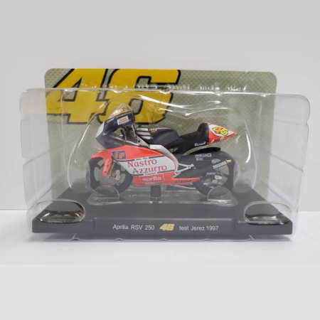 Machete - Magazine Models [1:18] - Aprilia 1997 RSW 250 Jerez'Valentino Rossi 46 Collection'