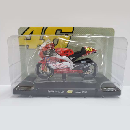 Machete - Magazine Models [1:18] - Aprilia 1999 RSW 250'Valentino Rossi 46 Collection'