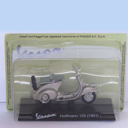 Idei de Cadou - Magazine Models [1:18] - Vespa 1951 Hoffmann 125, Grey