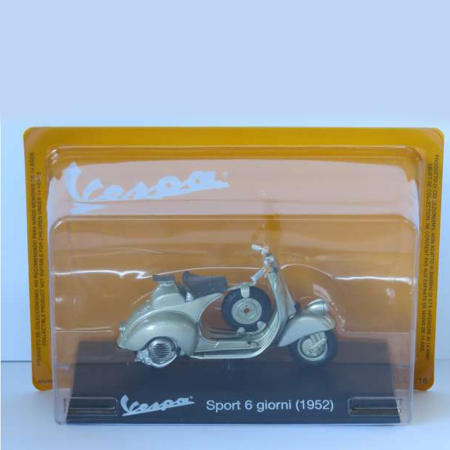 Machete - Magazine Models [1:18] - Vespa 1952 Sport 6 Giorni, Green