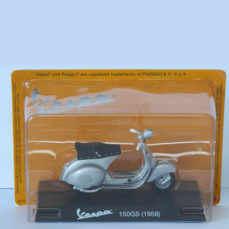 Machete - Magazine Models [1:18] - Vespa 1958 150 GS, Grey