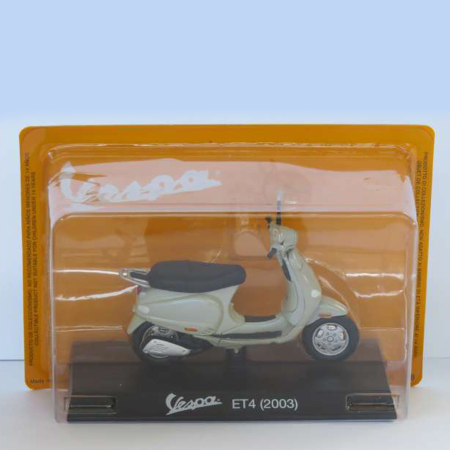 Idei de Cadou - Magazine Models [1:18] - Vespa 2003 ET4, Beige-White