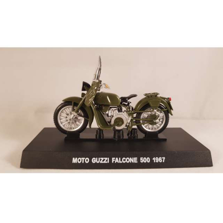 Machete - Magazine Models [1:24] - Moto Guzzi 1967 Moto Guzzi Falcone 500 'Carabinieri', Green