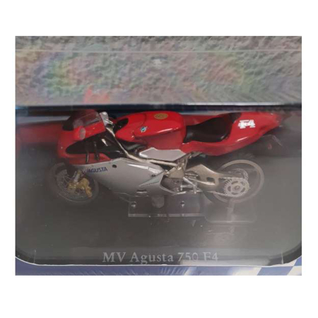 Machete - Magazine Models [1:24] - MV Agusta 750 F4, [S]ilver/Red