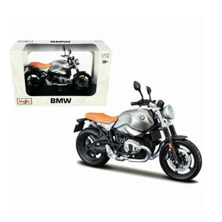 Idei de Cadou - Maisto [1:12] - BMW R Nine T Scrambler, Grey Metalic