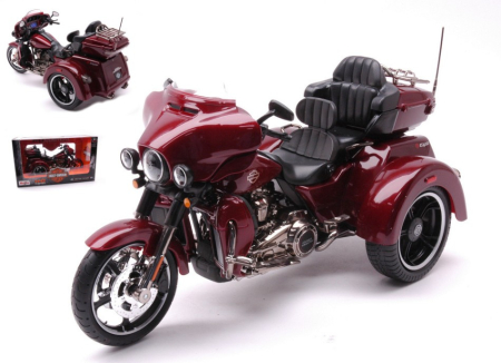 Idei de Cadou - MAISTO [1:12] - HARLEY DAVIDSON CVO TRI-GLIDE ULTRA AMARANT RED