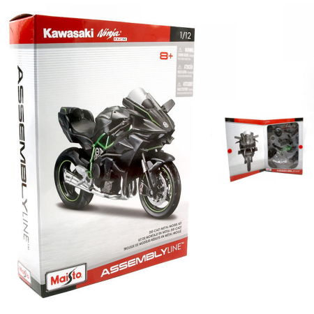 Machete - Maisto [1:12] - Kit Kawasaki Ninja H2R, Black