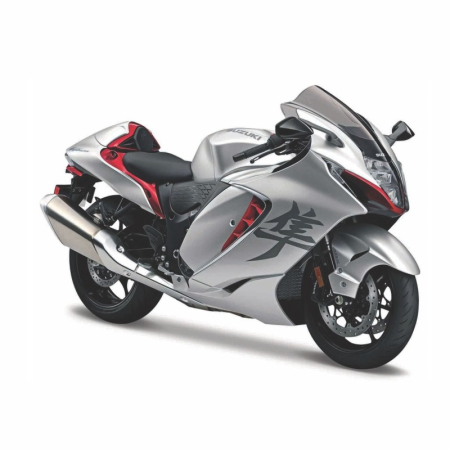 Machete - MAISTO [1:12] - SUZUKI HAYABUSA 2021, argintiu