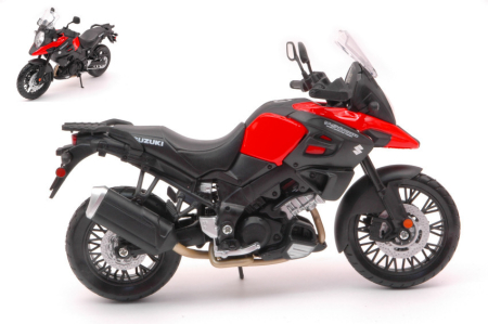 Idei de Cadou - MAISTO [1:12] - SUZUKI V-STORM RED
