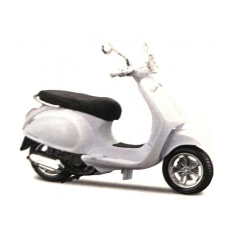 Idei de Cadou - Maisto [1:12] - Vespa Primavera 150, White