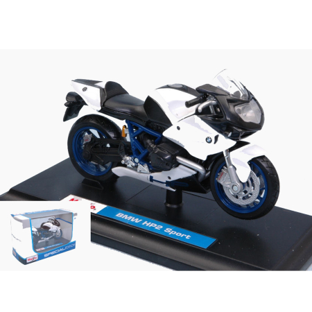 Machete - MAISTO [1:18] - BMW HP2 SPORT WHITE [nou]