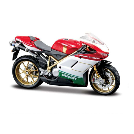 Machete - MAISTO [1:18] - Ducati 1098S, White/Red