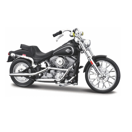 Idei de Cadou - Maisto [1:18] - Harley Davidson 1984 FXST Softtail, Black