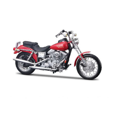 Machete - Maisto [1:18] - Harley Davidson 1997 FXDL Dyna Low Rider, Red