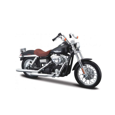 Idei de Cadou - Maisto [1:18] - Harley-Davidson Dyna Street BOB 2006, black/brown [set DCC-MAI31360-39-12]