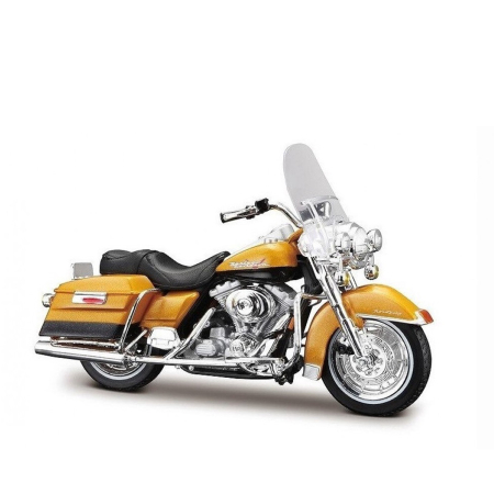 Machete - Maisto [1:18] - Harley-Davidson FLHR ROAD KING 1999, gold/black [set DCC-MAI31360-36-12