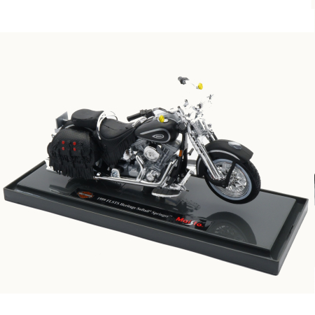 Idei de Cadou - Maisto [1:18] - Harley Davidson FLSTS HERITAGE SOFTAIL SPRINGER 1999, black