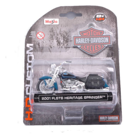 Machete - Maisto [1:18] - Harley Davidson FLSTS Heritage Springer 2001 Blister