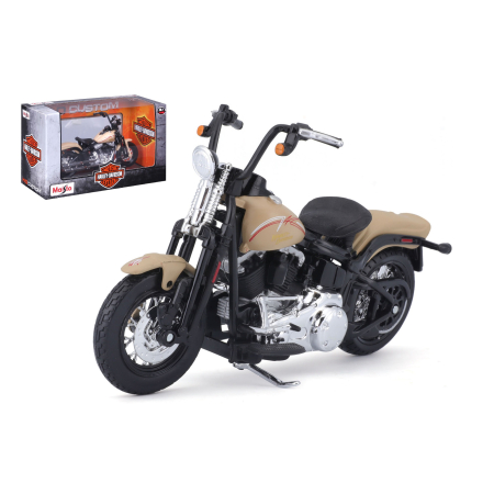 Machete - Maisto [1:18] - Harley-Davidson FLSTSB CROSS BONES 2008, black [set DCC-MAI31360-38-12] [GDJ-20-18867]
