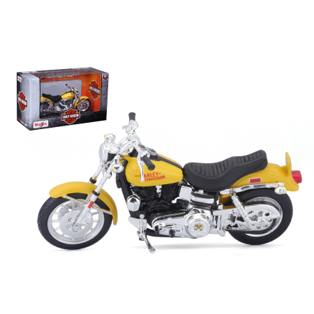 Machete - Maisto [1:18] - Harley-Davidson FXS LOW RIDER 1977, yellow [set DCC-MAI31360-38-12] [GDJ-20-18866]