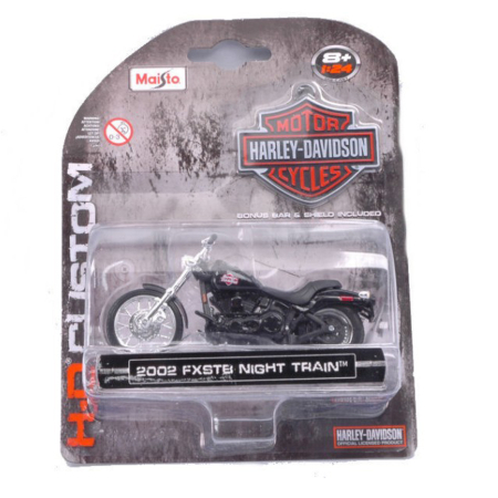 Machete - Maisto [1:18] - Harley Davidson FXSTB Night Train 2002, Blister