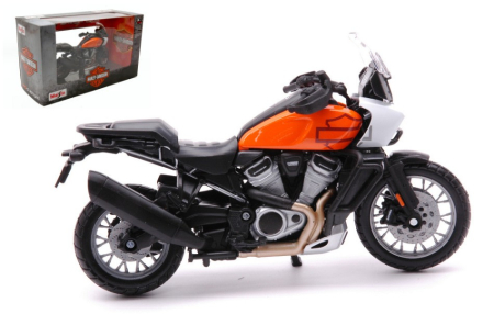 Machete - MAISTO [1:18] - HARLEY DAVIDSON PAN AMERICA 1250 2021 ORANGE