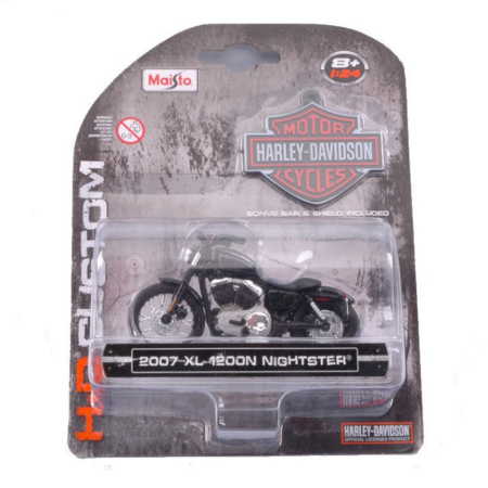 Machete - Maisto [1:18] - Harley Davidson XL 1200N Nightster 2007, Blister