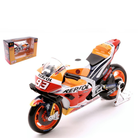 Idei de Cadou - Maisto [1:18] - Honda RC213V Repsol MotoGP 2021 Nr. 93 Marc Marquez