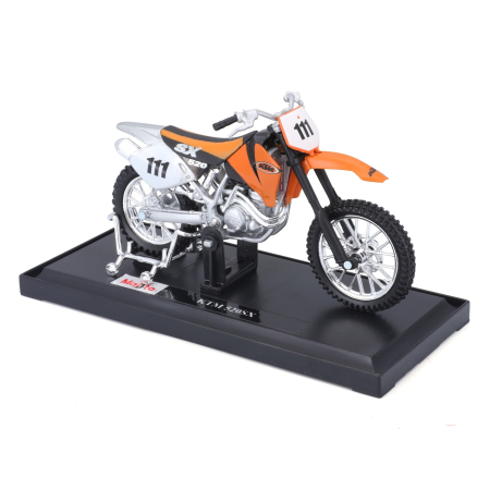 Idei de Cadou - MAISTO [1:18] - KTM 520 SX #111, portocaliu