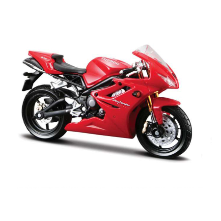Machete - Maisto [1:18] - Triumph Daytona 675, Red