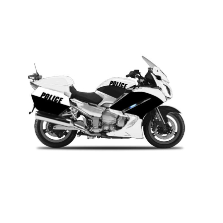 Idei de Cadou - Maisto [1:18] - Yamaha FJR 1300A Generic Police Authority, White/Black