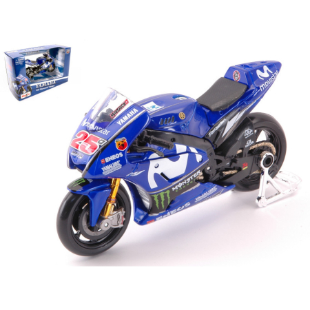 Idei de Cadou - MAISTO [1:18] - Yamaha YZR-M1 MAVERICK VINALES MOTOGP N.25 [nou]