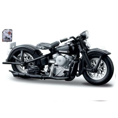 Idei de Cadou - Maisto [1:24] - Harley Davidson 1948 FL Panhead, Black