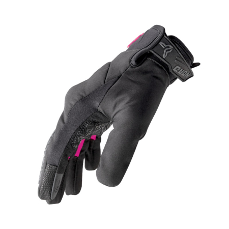 Mănuși moto damă Nordcode Glenn Evo mid-season neopren, negru/roz [2]