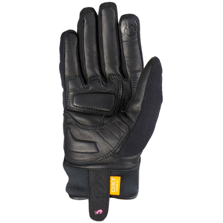 Mănuși moto de damă Furygan Jet Lady D3O All Seasons impermeabile, negru/roz [1]