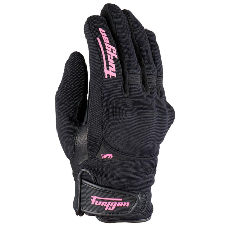 ECHIPAMENTE - Mănuși moto de damă Furygan Jet Lady D3O All Seasons impermeabile, negru/roz