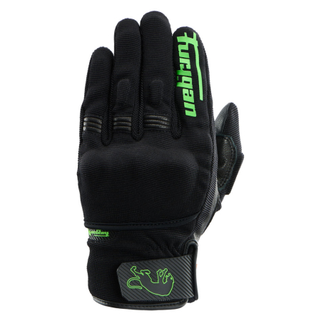 Mănuși moto Furygan Jet D3O Evo de vară, negru/verde fluo [2]