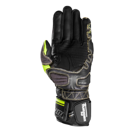 Mănuși moto Furygan STYG20 X Kevlar de vară, negru/galben fluo/alb [1]
