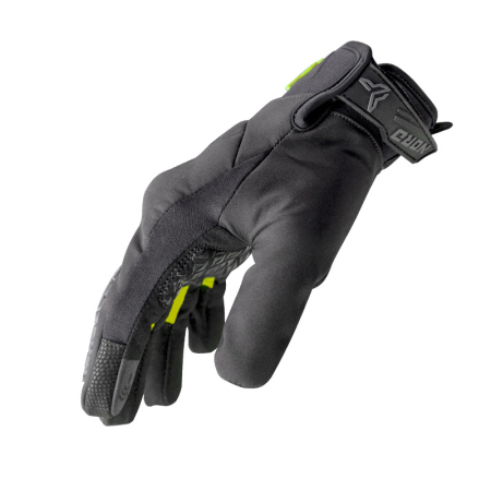 Mănuși moto Nordcode Glenn Evo mid-season neopren, negru/galben fluo [2]