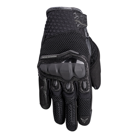 Mănuși - Mănuși moto Nordcode GT Summer de vară din piele, negru