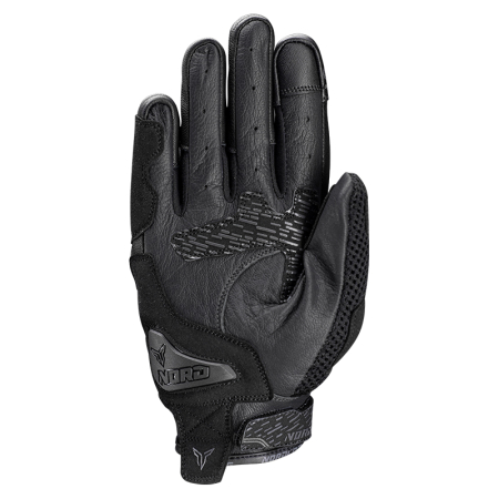 Mănuși moto Nordcode GT Summer de vară din piele, negru [1]