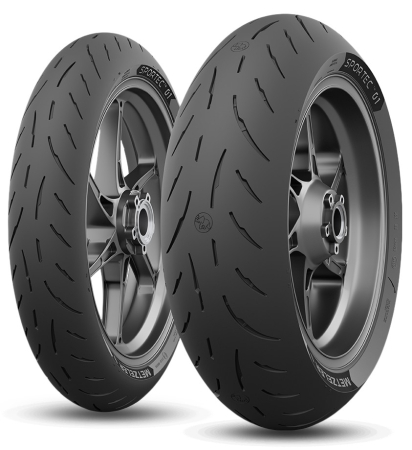 Anvelope moto si scutere - METZELER Anvelopa  180/55ZR17 SPORTEC 01 (73W) TL M/C Spate DOT 06/2026