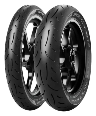 Anvelope moto si scutere - METZELER Anvelopa  80/90-14 SPORTEC STREET 2 40S M/C TL Fata /Spate 40/2025