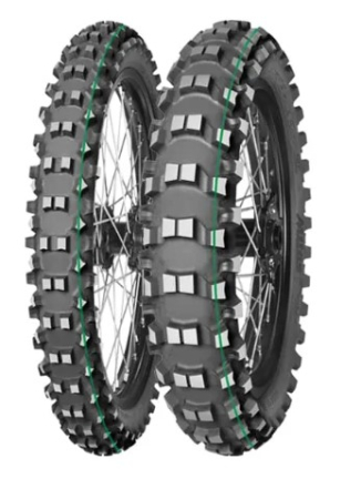 CONSUMABILE SI INTRETINERE - MITAS Anvelopa  110/100-18 TERRA FORCE-EX SM SUPER LIGHT (TECHNICAL ENDURO) (ZIELONY PASEK) 64R Spate TT DOT 15-19/2025 ( : 70000217)