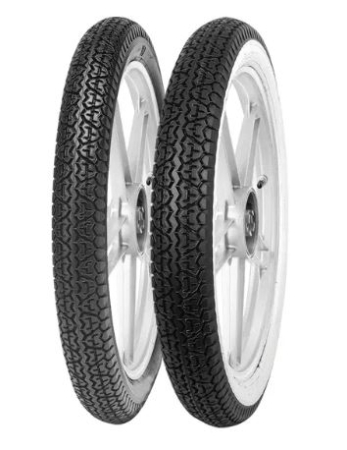 Anvelope moto si scutere - MITAS Anvelopa  2.75-17 B-7 47J TT/TL Talon Alb Fata /Spate DOT 40/2025 (572937)