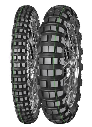 CONSUMABILE SI INTRETINERE - MITAS Anvelopa  90/90-21 (3.00-21) ENDURO TRAIL-RALLY PRO SUPER LIGHT (ZIELONY PASEK) 54R TT M+S Fata  DOT 01/2025 (460144) (:70000336)